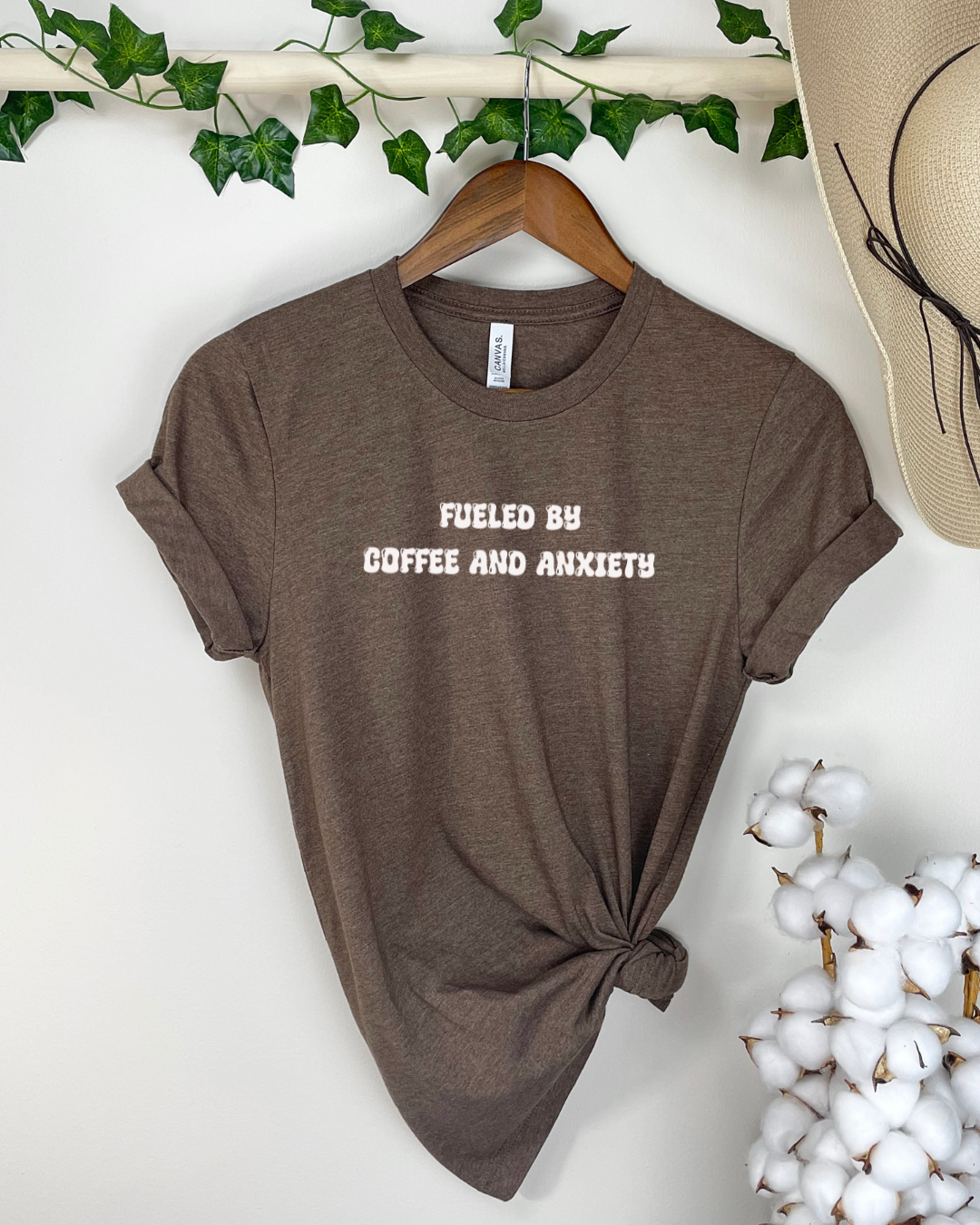 Fueled by Coffee and Anxiety T-Shirt
