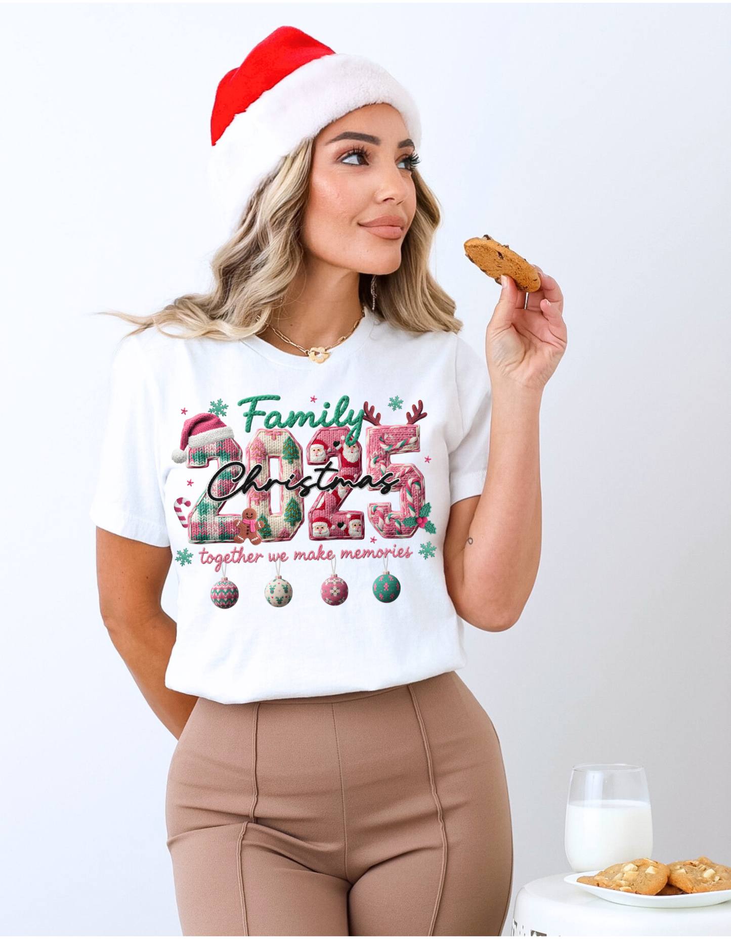 Pink Family Christmas