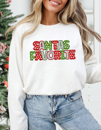 Santas Favorite Sweatshirt