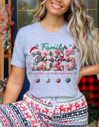 Pink Family Christmas