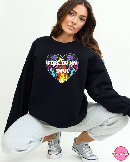 Fire in my soul Crewneck