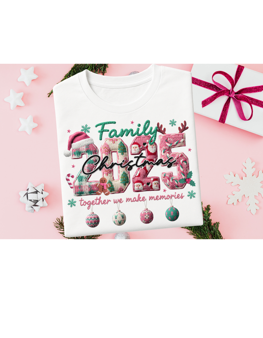 Pink Family Christmas
