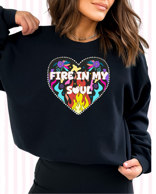 Fire in my soul Crewneck